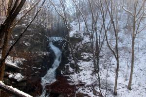 銚子の口滝冬1