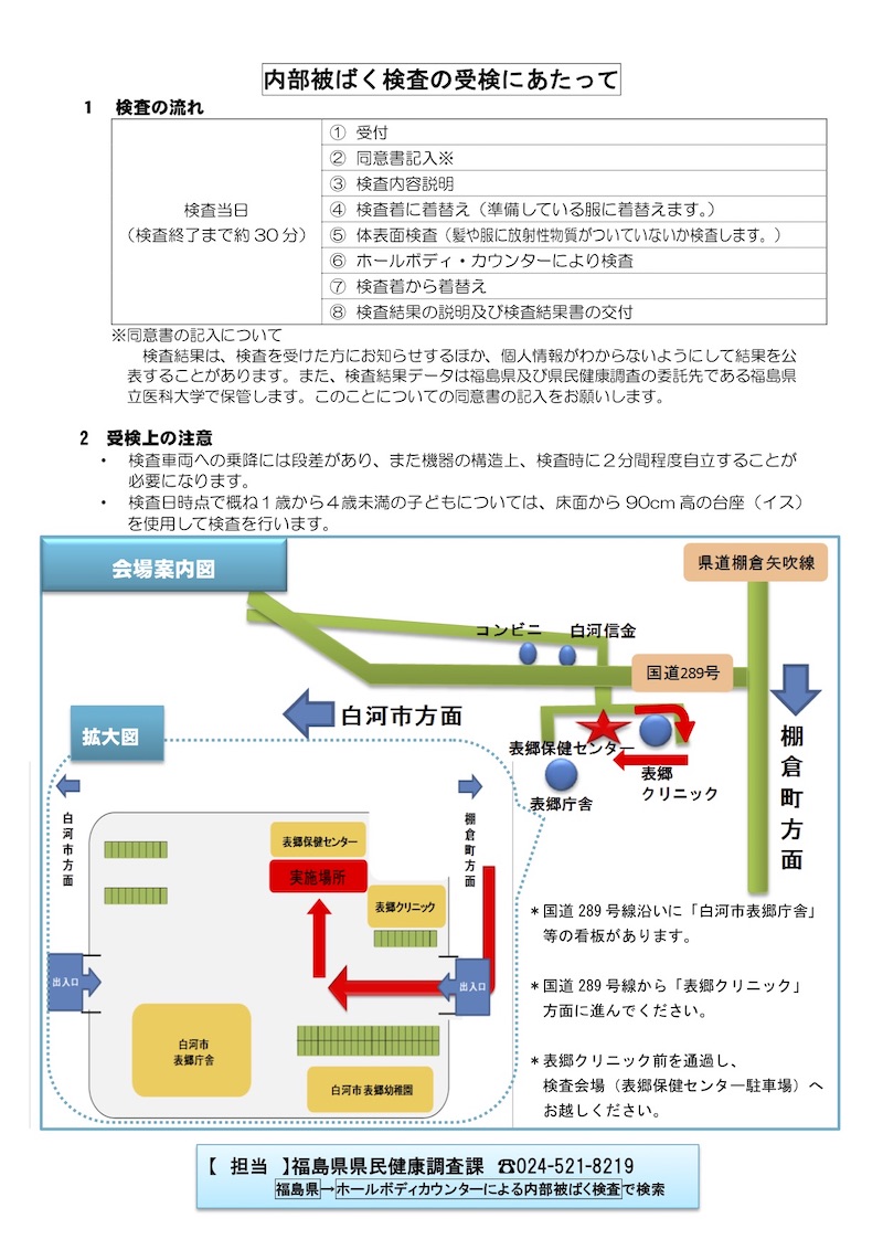 内部被ばく検査２