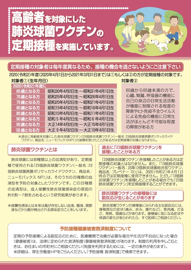 肺炎球菌チラシ2