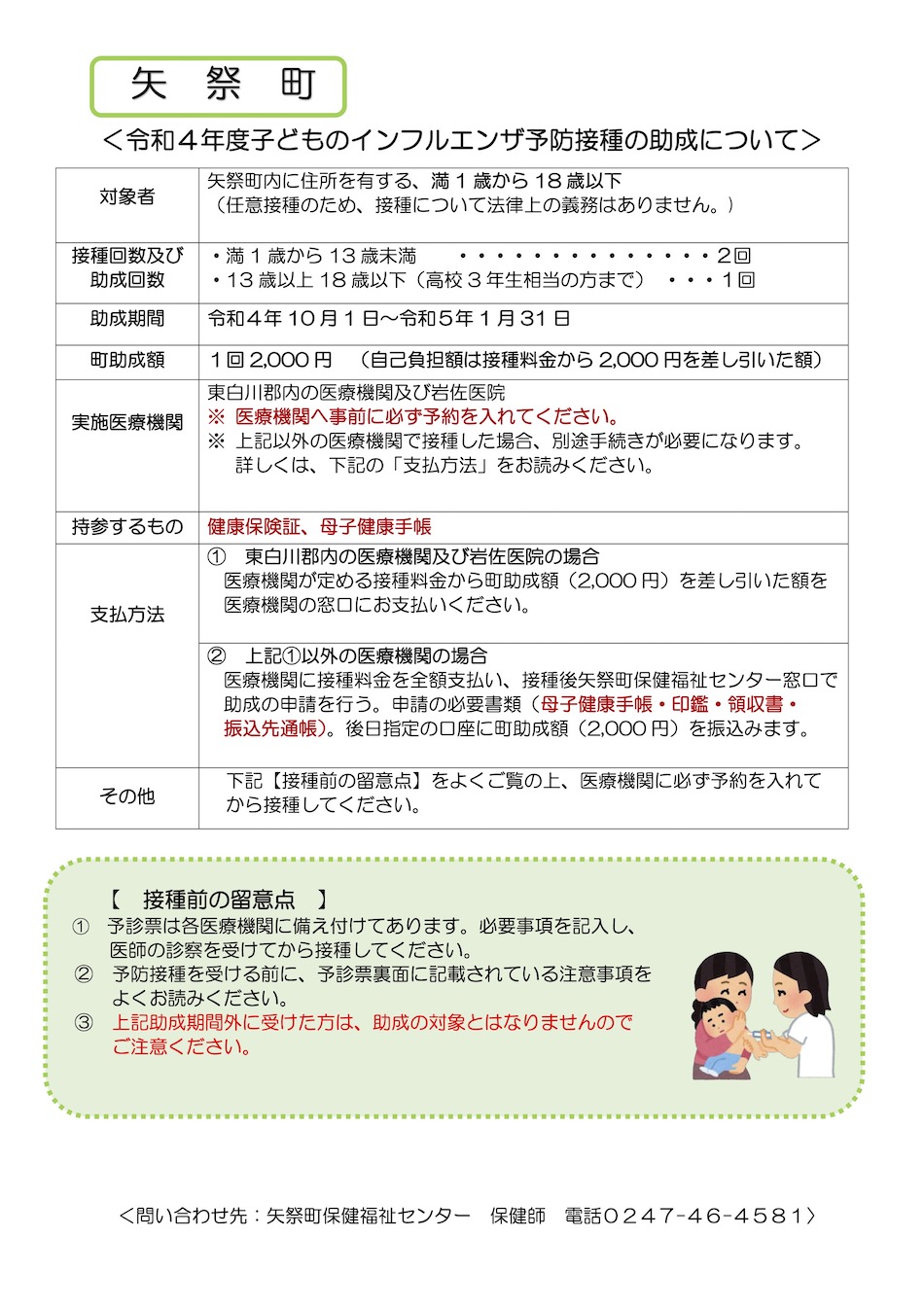 R4インフルエンザ子ども