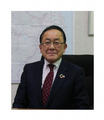令和5年新年あいさつ町長写真